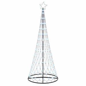 vidaXL &Aacute;rbol de Navidad LED con 295 LED con soporte Fr&iacute;o 250 cm Metal