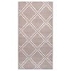 vidaXL Alfombra de exterior ARAKIL marr&oacute;n 80x150 cm PP