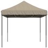 vidaXL Tienda de fiesta plegable Pop-Up taupe 440x292x315 cm