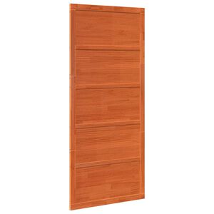 vidaXL Puerta Corrediza Marr&oacute;n Cera 100 x 2,5 x 208 cm