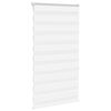 vidaXL Estor cebra blanco 70x150 cm tejido ancho 65,9 cm poliéster