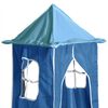 vidaXL Cama alta para niños con torre madera pino azul 80x200 cm