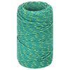 vidaXL Cuerda de barco polipropileno verde 2 mm 250 m