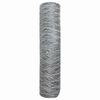 vidaXL Cerca Hexagonal Plateado 0,6 x 50 m Acero galvanizado