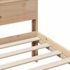 vidaXL Estructura de cama Marr&oacute;n 200 x 200 cm Madera de ingenier&iacute;a