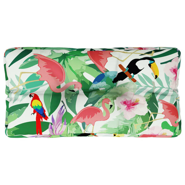 vidaXL Coj&iacute;n para pal&eacute;s tela multicolor 70x40x12 cm