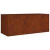 vidaXL Jardinera acero corten 200x80x80 cm