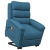 vidaXL Sill&oacute;n de masaje elevable terciopelo azul