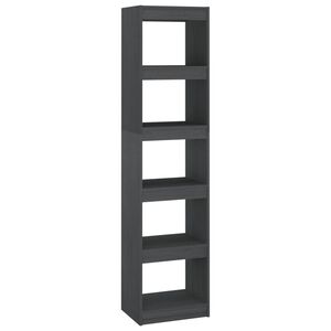 vidaXL Estanter&iacute;a/divisor de espacios madera pino gris 40x30x167,5 cm