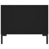 vidaXL Mesa de centro madera contrachapada negro 102x50x40 cm