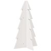vidaXL &Aacute;rbol de Navidad de adorno madera maciza pino blanco 69,5 cm