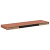 vidaXL Estante de pared con almacenamiento 2 pcs Rojo 90 x 23,5 x 4 cm