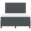 vidaXL Cama tipo Box Spring Gris Oscuro y 160 x 200 cm Tela de Pana