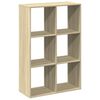 vidaXL Librer&iacute;a divisor madera ingenier&iacute;a roble Sonoma 69,5x29x103,5cm