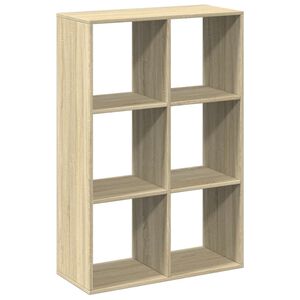 vidaXL Librer&iacute;a divisor madera ingenier&iacute;a roble Sonoma 69,5x29x103,5cm