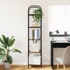 vidaXL Estante de libros Roble ahumado 40 x 30 x 183 cm