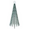 vidaXL &Aacute;rbol de Navidad LED EKENAS 180 cm 255 LED Blanco fr&iacute;o Acero