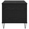 vidaXL Mesa de Caf&eacute; Roble Negro 60 x 44,5 x 45 cm Madera contrachapada