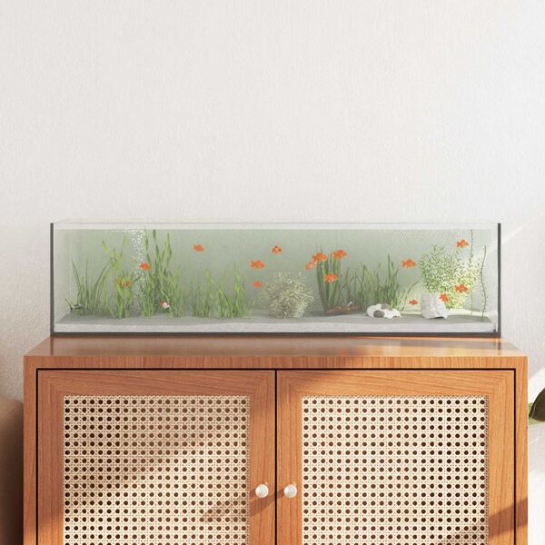vidaXL Acuario con almacenamiento Transparente 80 x 20 x 20 cm Cristal