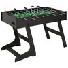 vidaXL Futbol&iacute;n plegable negro 121x61x80 cm