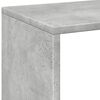 vidaXL Librería divisora madera gris hormigón 69,5x29x137,5 cm