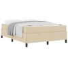 vidaXL Cama tipo Box Spring Crema 140 x 190 cm tela