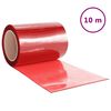 vidaXL Tira de cortina para puertas PVC rojo 300x2,6 mm 10 m