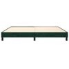 vidaXL Estructura Estructura de cama con somier terciopelo verde oscuro 200x200 cm