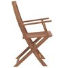 vidaXL Set comedor de jardín plegable 5 piezas madera maciza de acacia