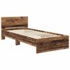 vidaXL Estructura de cama con cabecera Madera Vieja 100 x 200 cm