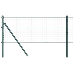 vidaXL Poste de Valla 26 pcs Verde 3,2 x 3,2 x 120 cm