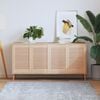 vidaXL Puertas de armario de lamas 4 uds madera de pino 61,5x39,4 cm