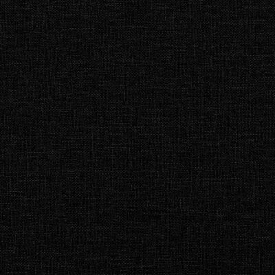 vidaXL Sofá cama de tela negro