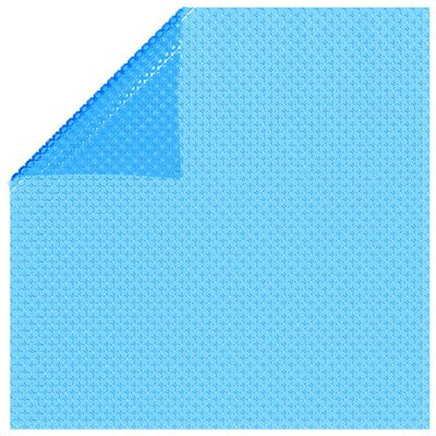 vidaXL Cubierta para piscina rectangular 549x274 cm PE azul