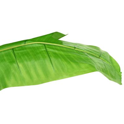 vidaXL Árbol bananero artificial con macetero 300 cm verde