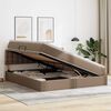 vidaXL Cama con almacenamiento y LED con LED Capuchino 180 x 200 cm