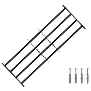 vidaXL Reja de Seguridad para Ventanas con 4 Barras Transversales