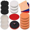 vidaXL Juego de almohadillas de pulido 18 piezas 150 mm