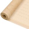 vidaXL Red de privacidad HDPE beige 1x25 m 75 g/m&sup2;