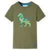 vidaXL Camiseta infantil caqui 116