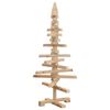vidaXL &Aacute;rbol de Navidad de madera de adorno madera maciza pino 90 cm