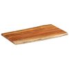 vidaXL Tablero de mesa rectangular borde natural acacia 110x60x3,8 cm