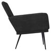 vidaXL Sillón de terciopelo negro 62x79x79 cm