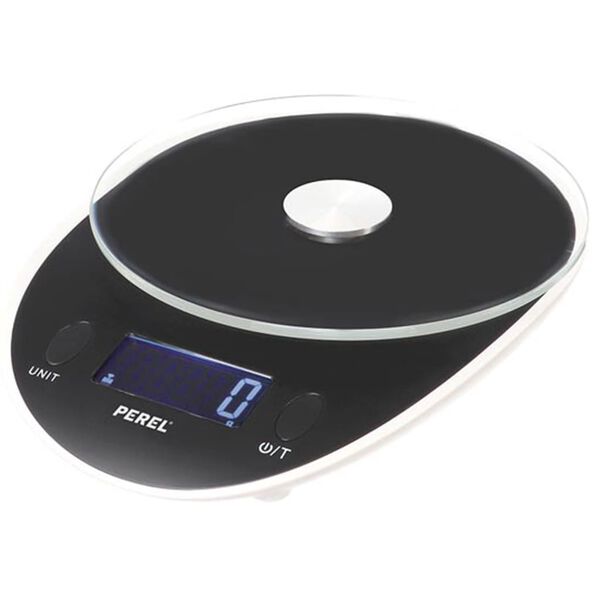 Perel B&aacute;scula de cocina digital negro 5 kg
