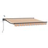 vidaXL Toldo Retr&aacute;ctil El&eacute;ctrico Azul, Naranja, Antracita 3 x 2,5 m