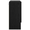 vidaXL Armario de pared Roble Negro 60 x 31 x 70 cm
