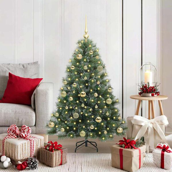 vidaXL &Aacute;rbol de Navidad artificial con 150 LED Verde 120 cm PE y PVC