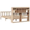 vidaXL Cama con estantería sin colchón madera maciza de pino 140x200cm