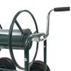 vidaXL Carrito de manguera para jardín conector de 1/2" acero 75 m