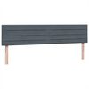 vidaXL Cama box spring con colch&oacute;n terciopelo gris oscuro 180x220 cm